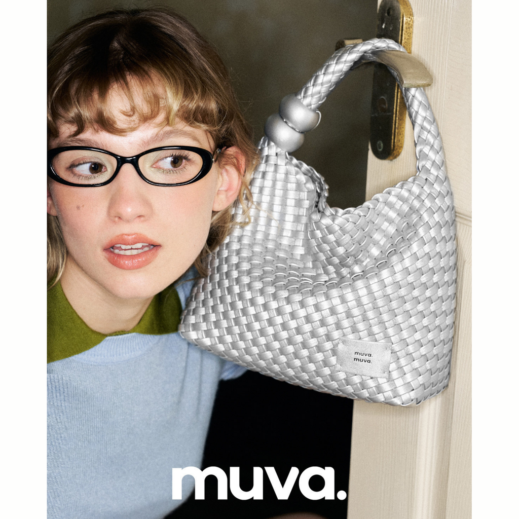 Muva Woven Mini Handmade Bucket Çanta