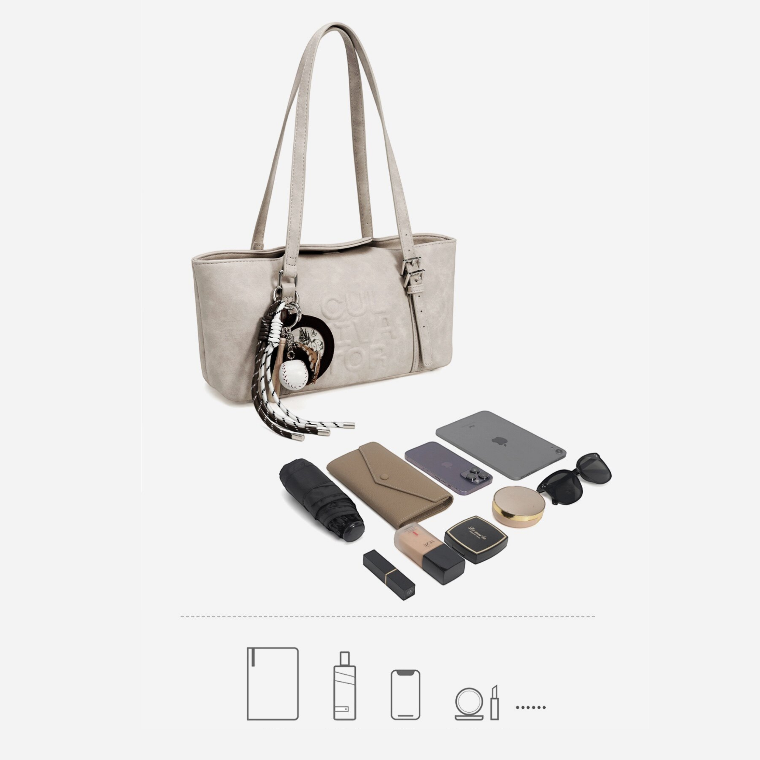 Cultivator Original Niche Retro Everyday Versatile Çanta