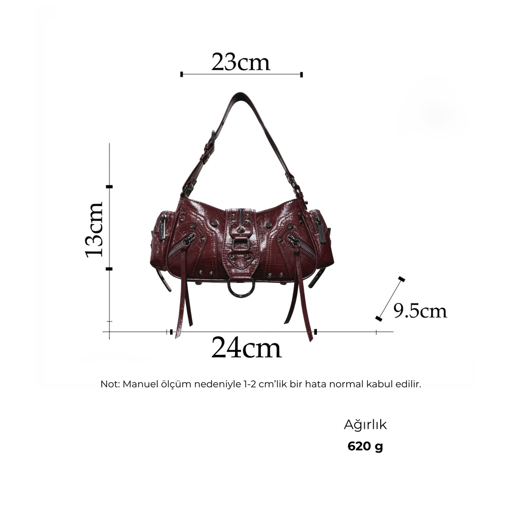 Cultivator Original Niche Hot Girl Oiled Waxed Leather Çanta