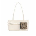 Jandress Beige Leopard-Print Bellinini Çanta