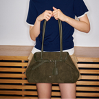 Muva Foldable Suede Tote Kadın Çanta