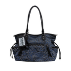Cultivator Original Niche Sexy Leopard-Print Denim Çanta