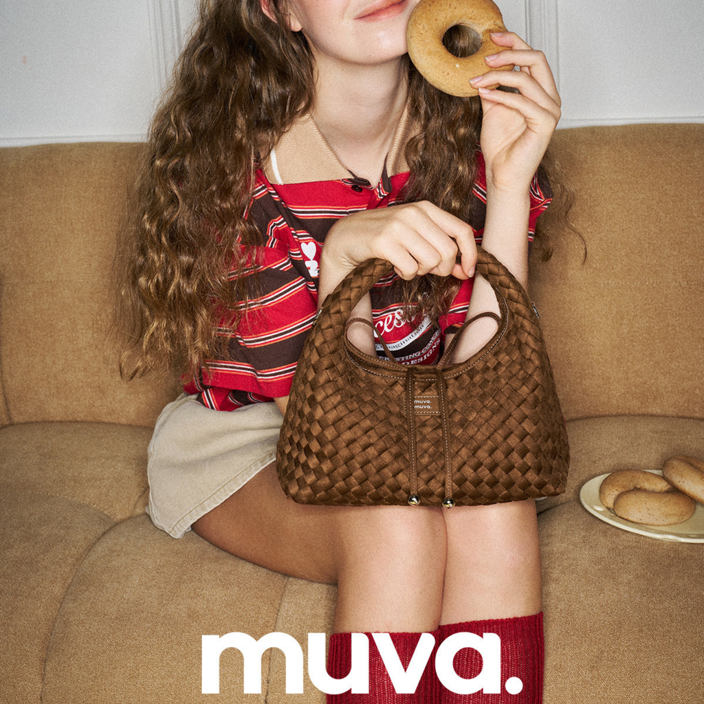 Muva Woven Mini Triangle Pouch Çanta