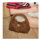 Muva Woven Mini Triangle Pouch Çanta