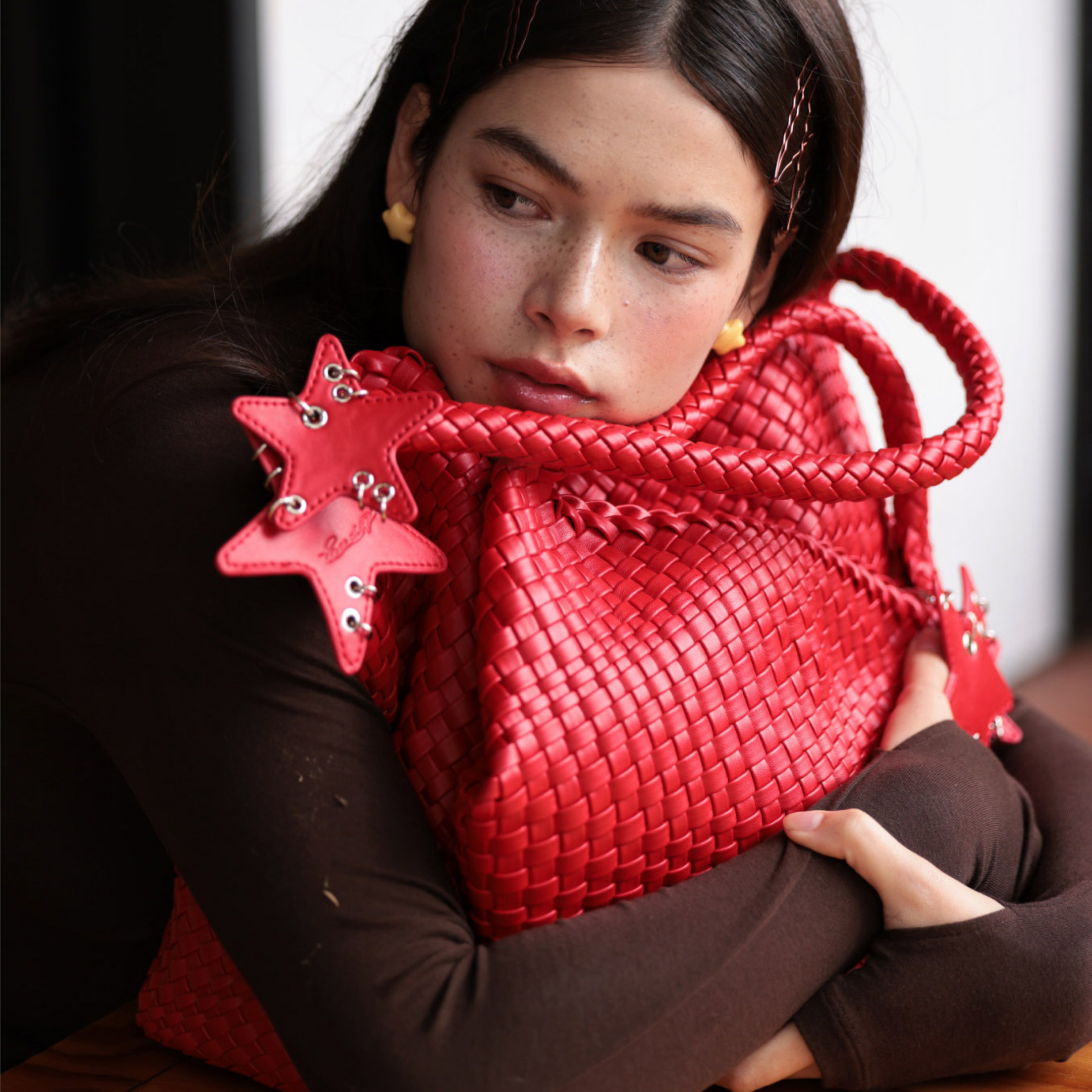 ECODAY Woven Tote Çanta Spring/Summer Original Design