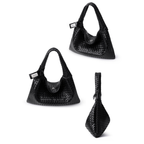 SmoSmos Woven Slouchy Hobo Çanta