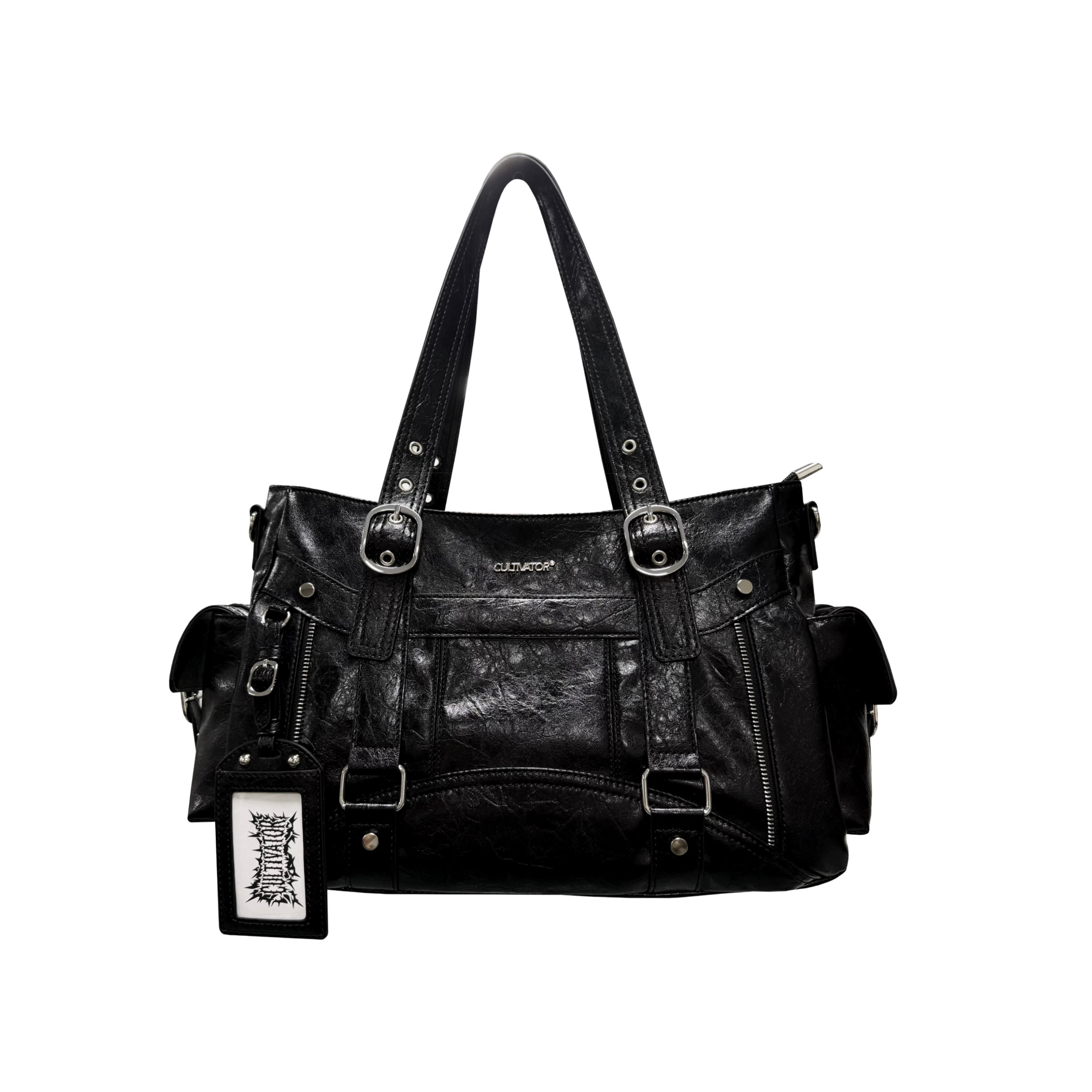 Cultivator Original Niche Retro Buckle Tote Çanta