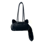 Sauce Original Y2K New Cute Plush Cat Tail Çanta