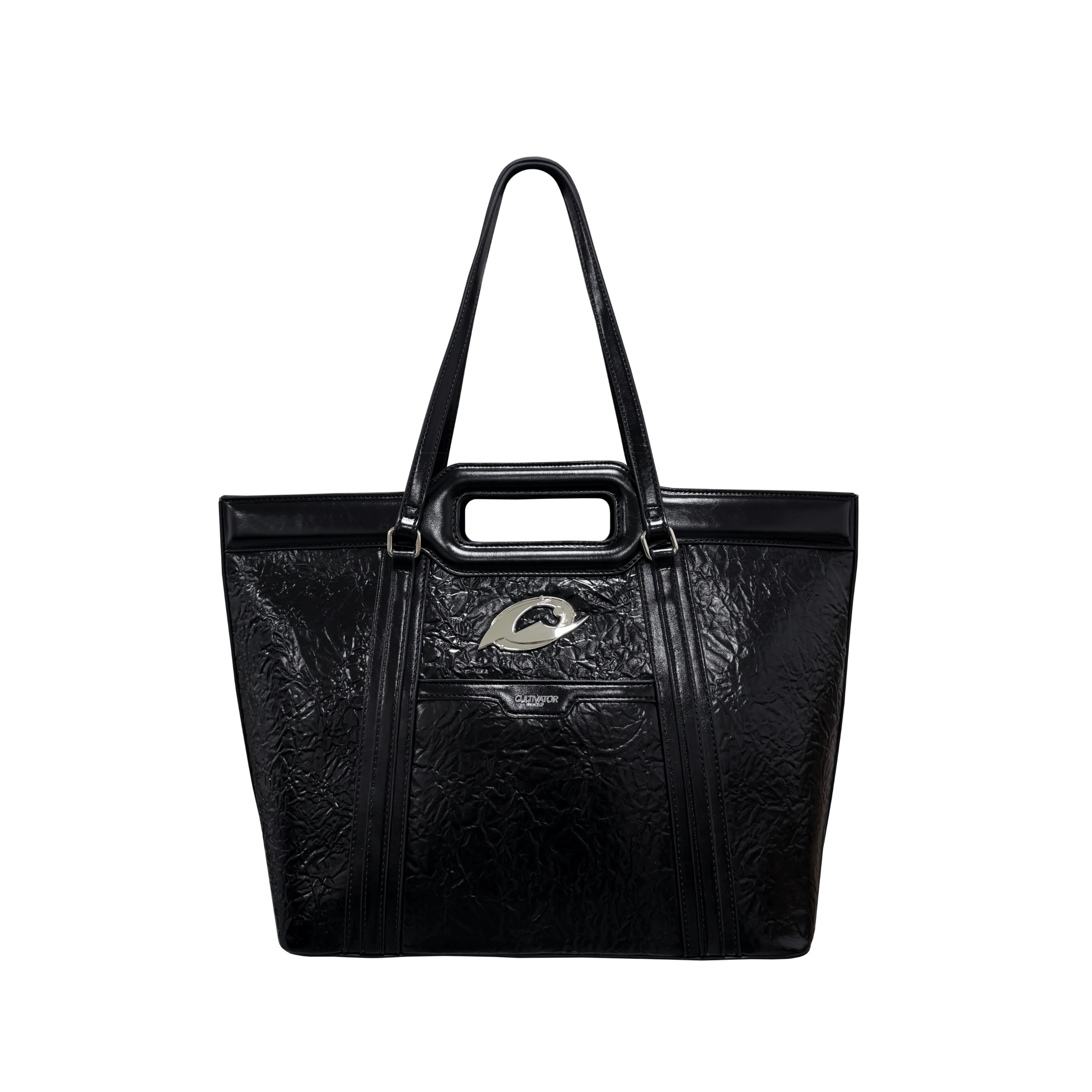 Cultivator Original Black Pleated Tote Çanta