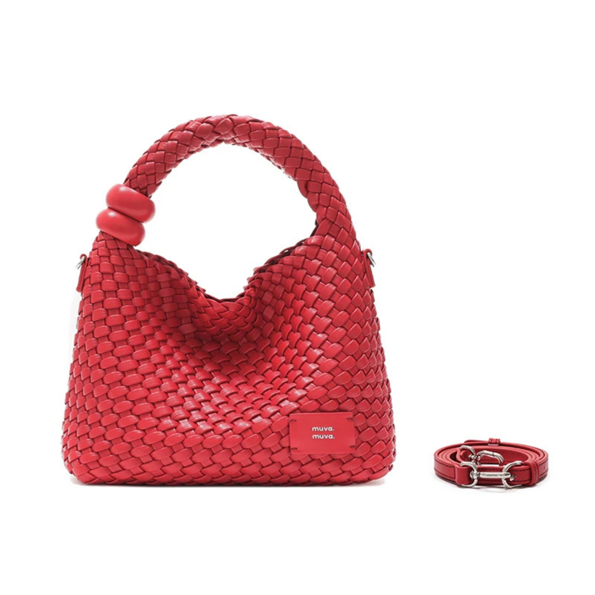 Muva Woven Mini Handmade Bucket Çanta