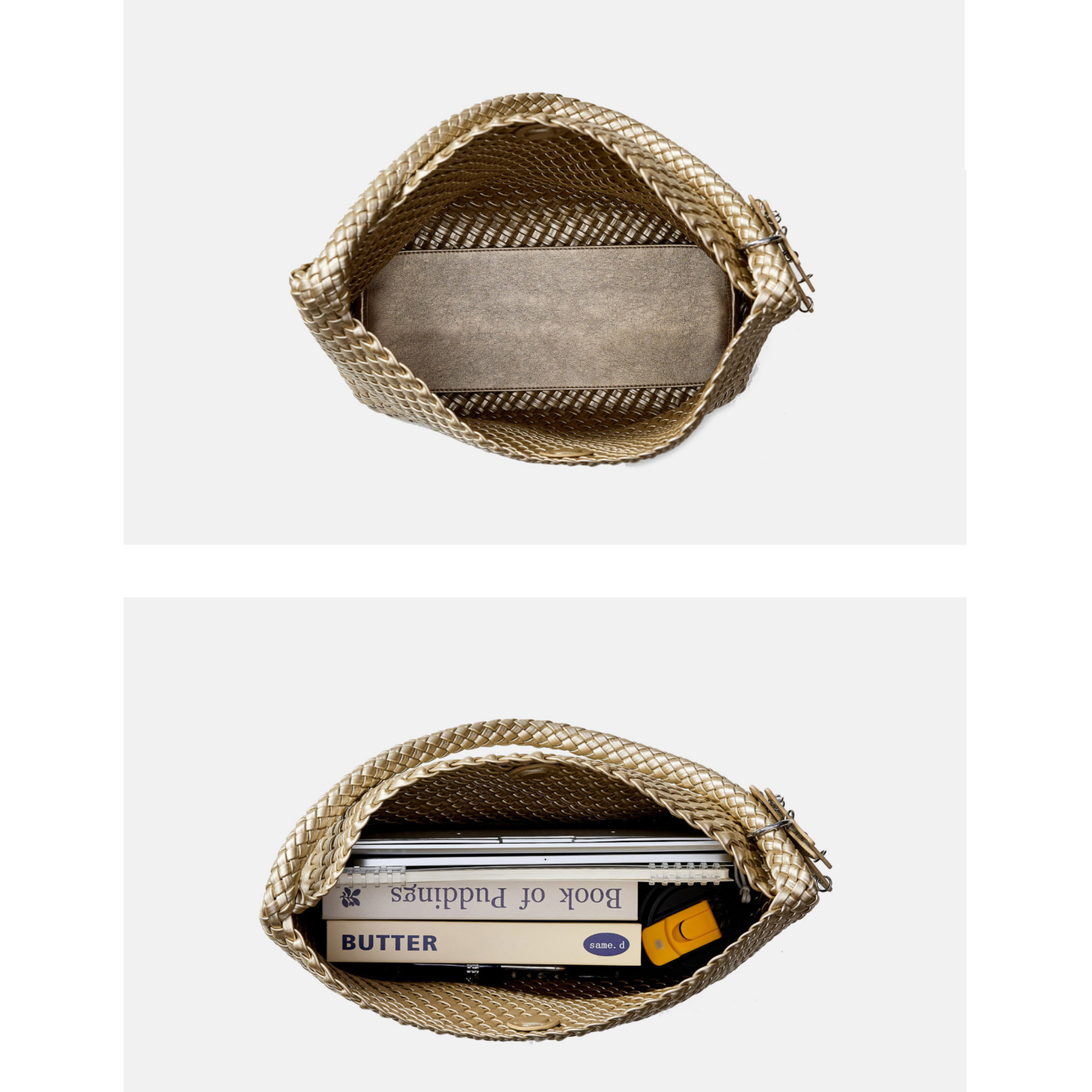 ECODAY Woven Tote Çanta Spring/Summer Original Design