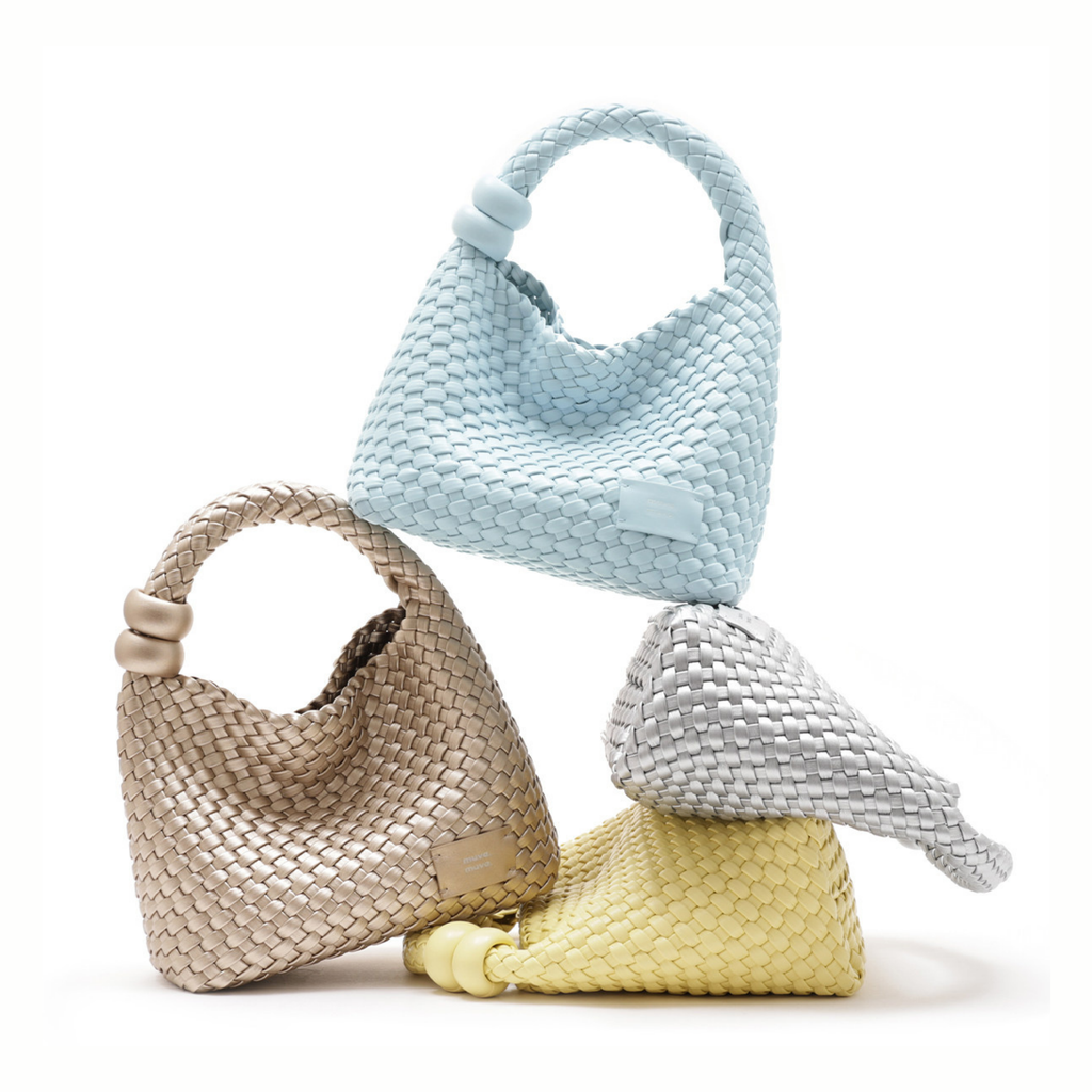 Muva Woven Mini Handmade Bucket Çanta
