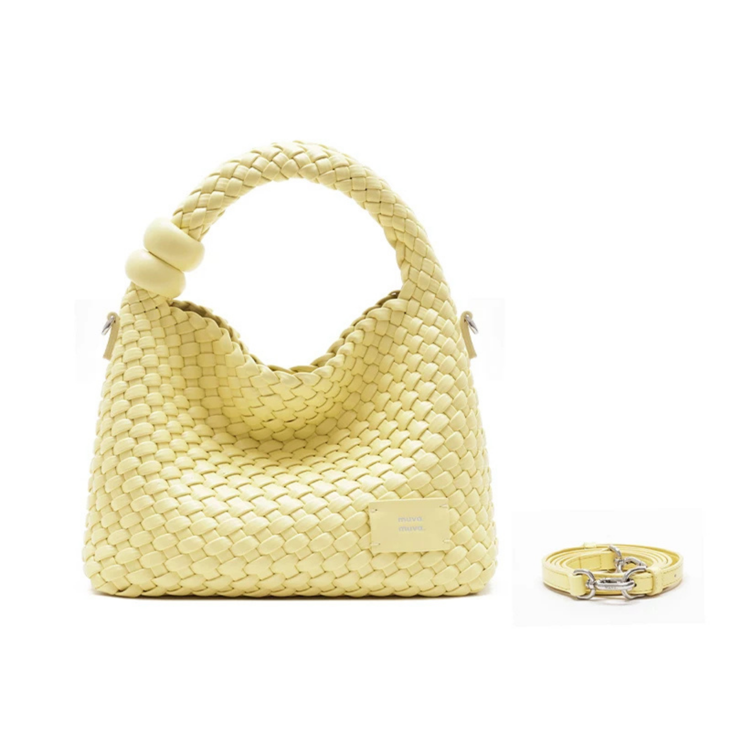 Muva Woven Mini Handmade Bucket Çanta