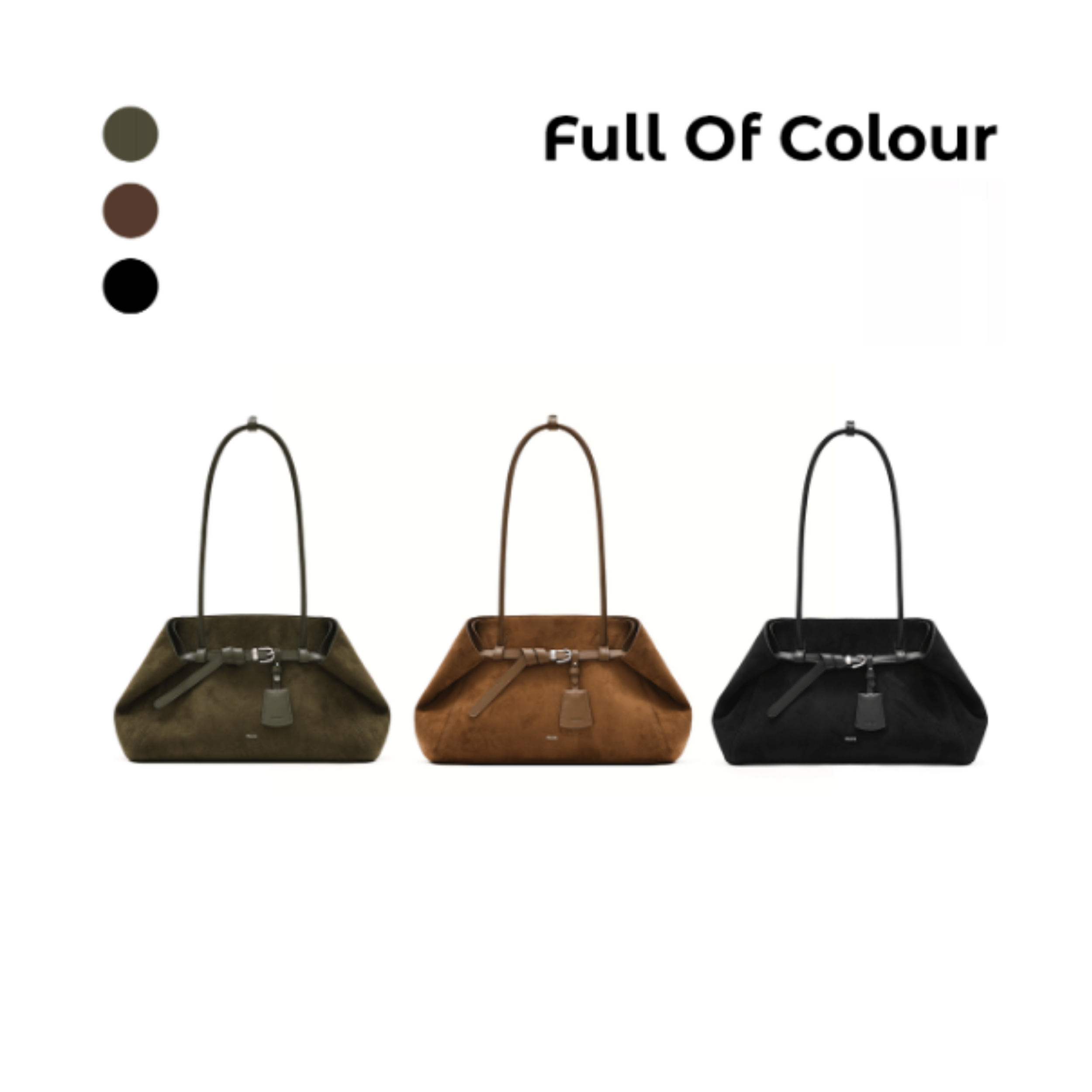 Muva Foldable Suede Tote Kadın Çanta
