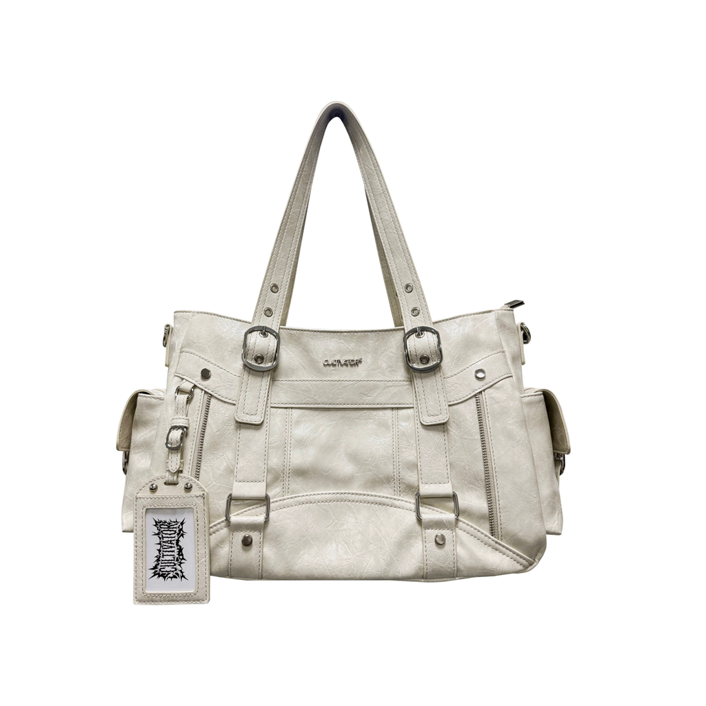 Cultivator Original Niche Retro Buckle Tote Çanta