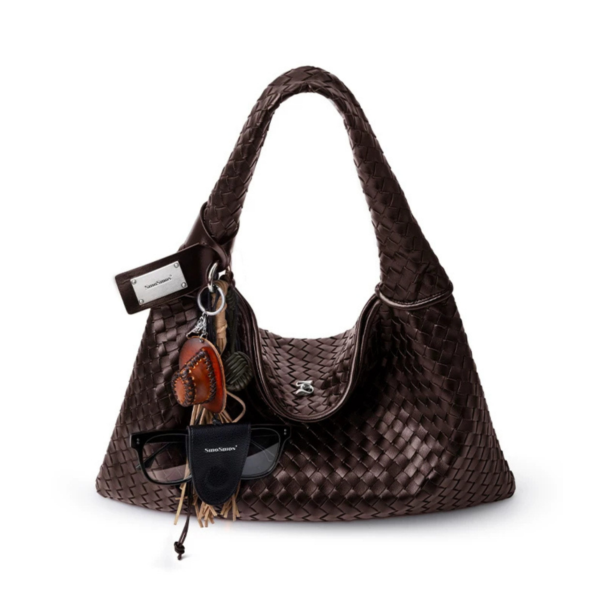 SmoSmos Woven Slouchy Hobo Çanta