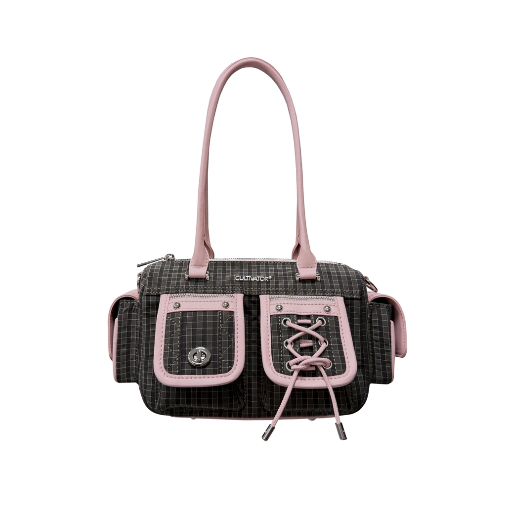 Cultivator Original Niche Retro Ekose Bowling Çanta