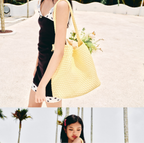 ECODAY Woven Tote Çanta Spring/Summer Original Design