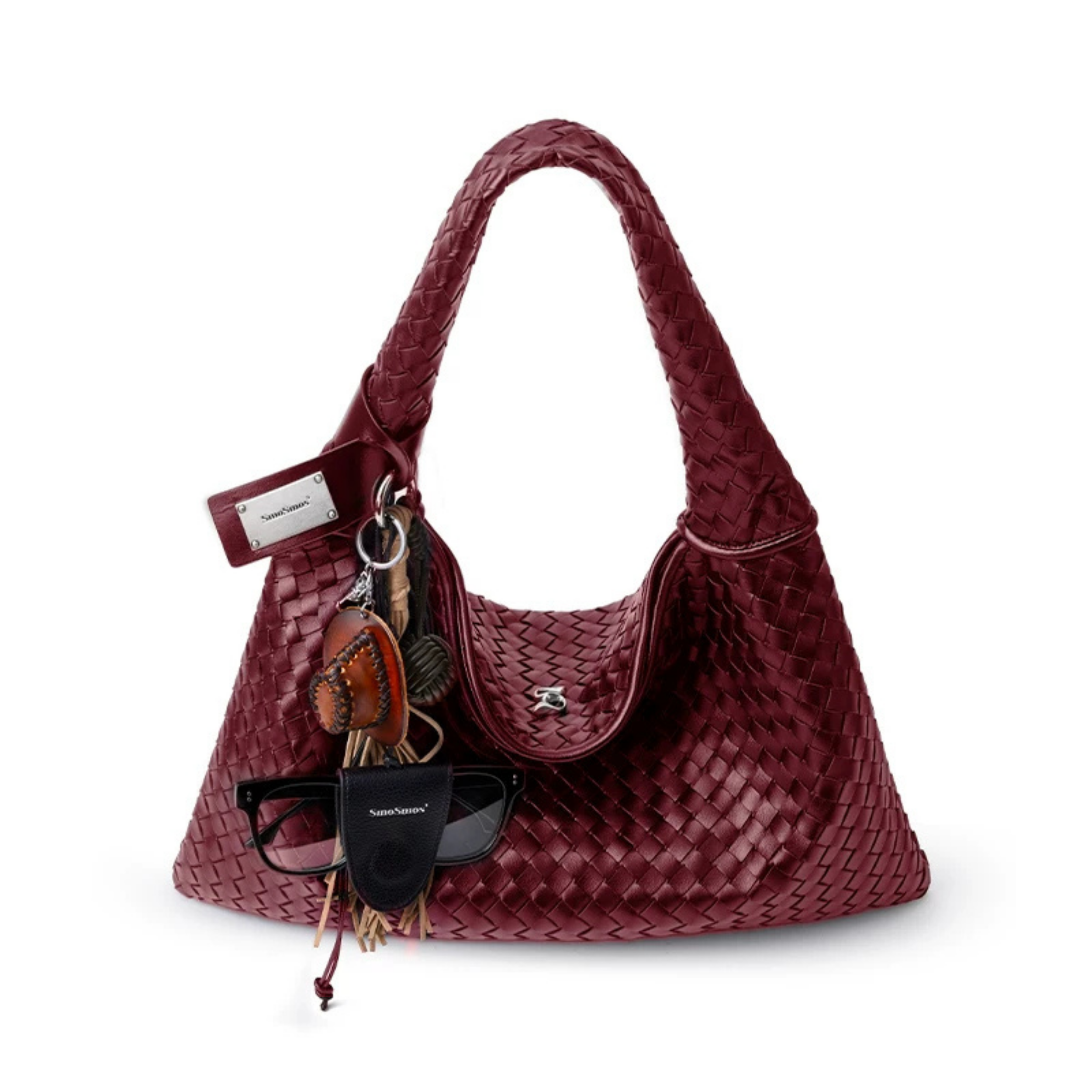 SmoSmos Woven Slouchy Hobo Çanta