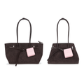 Jandress Original Dark Brown Soft Leather Tote Çanta