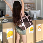 Cultivator Original Niche Leopard Maxi Tote Çanta