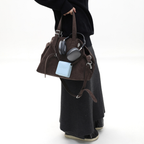 Jandress Suede Brown Gallinini Tote Çanta