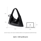 SmoSmos Woven Slouchy Hobo Çanta