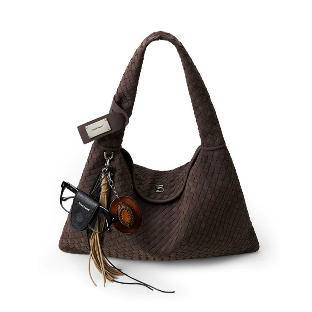 SmoSmos Woven Slouchy Hobo Çanta