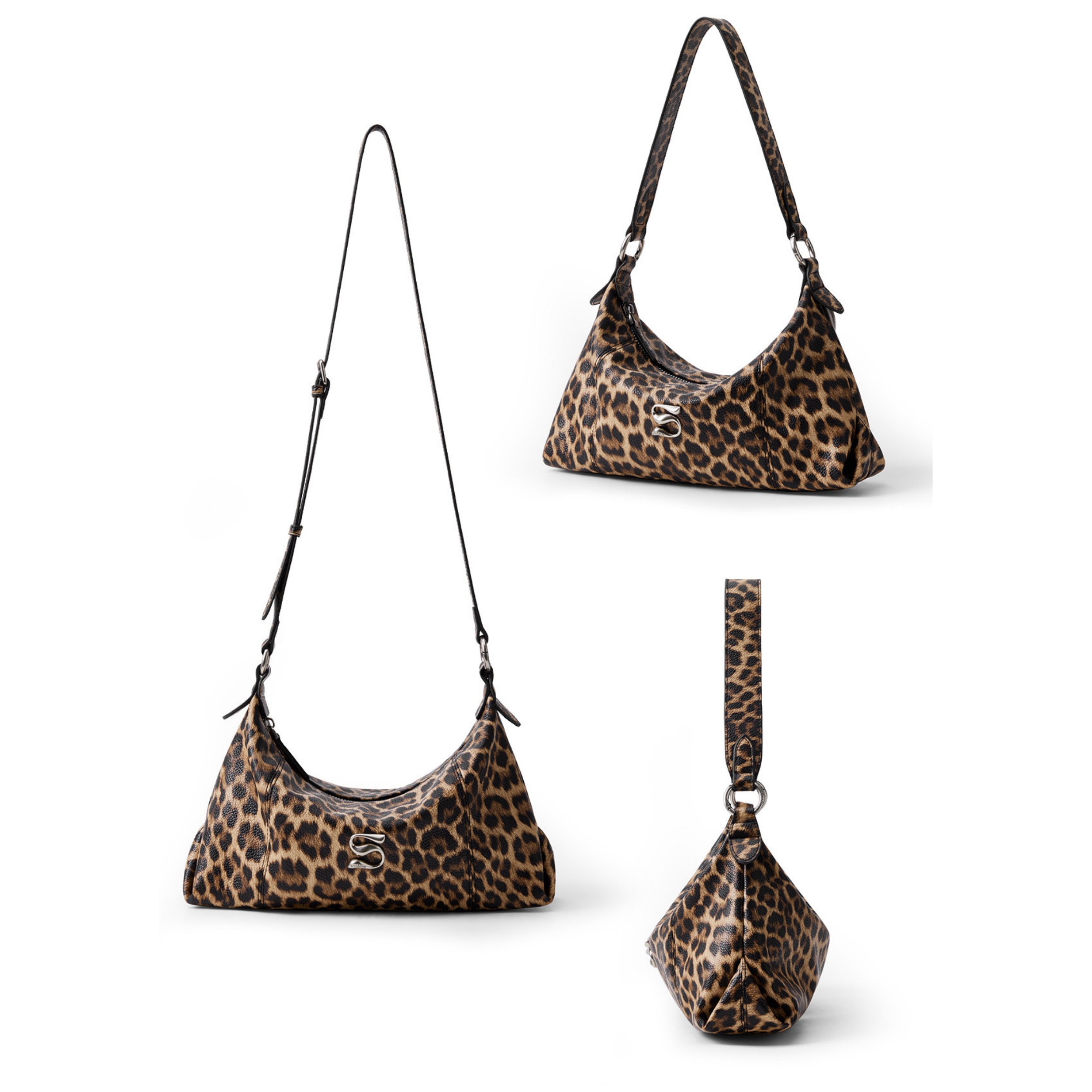 SmoSmos Original Millennium Siren Leopard Print Y2K Çanta