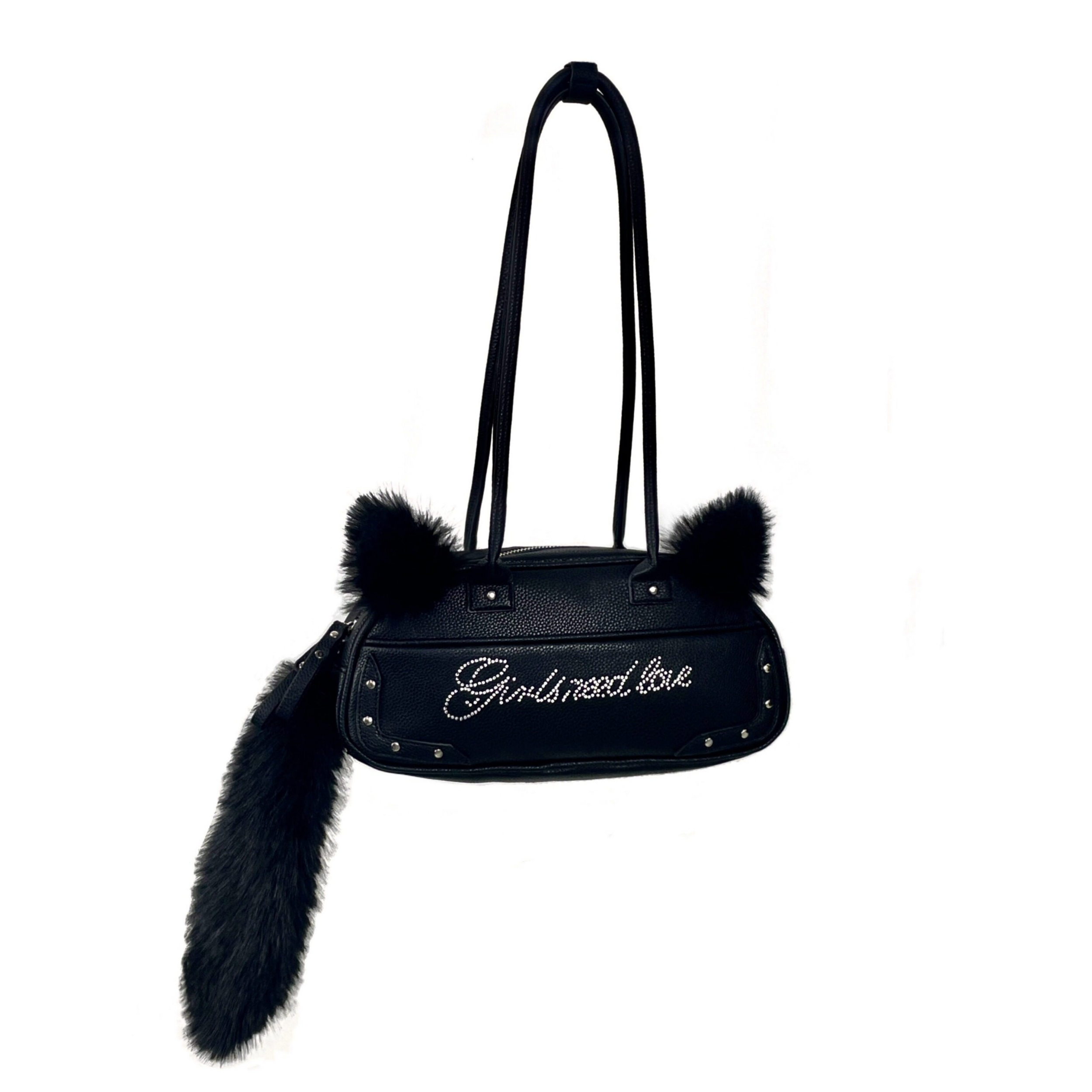 Sauce Original Y2K New Cute Plush Cat Tail Çanta