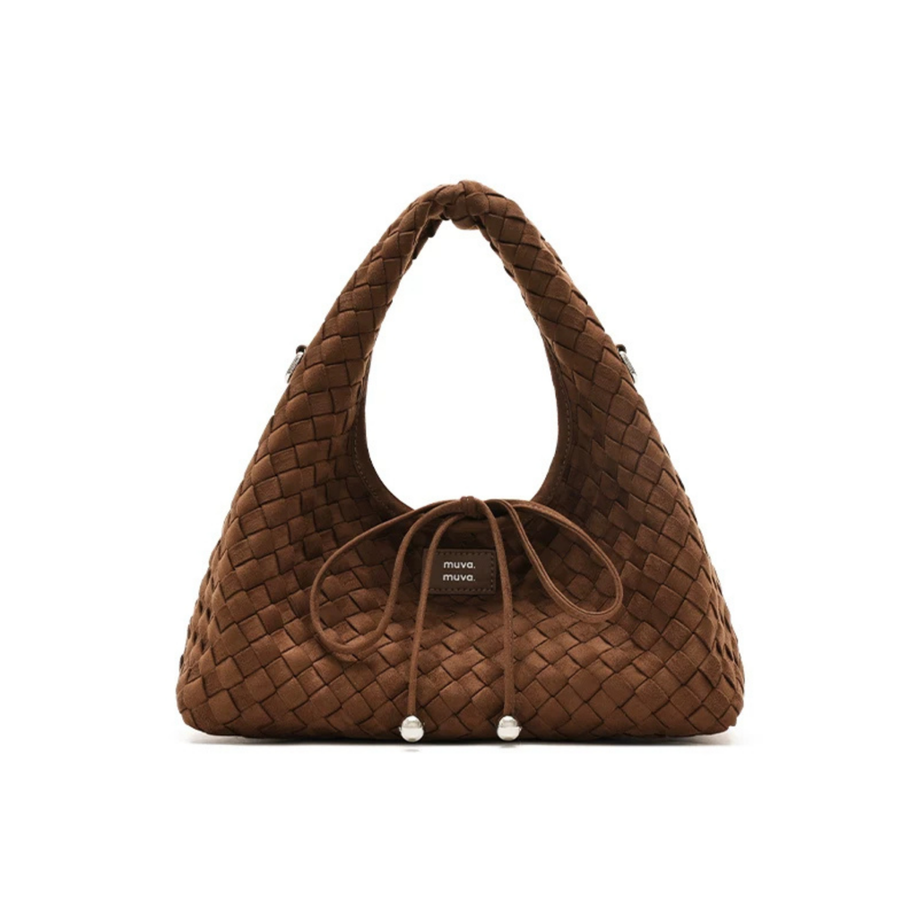 Muva Woven Mini Triangle Pouch Çanta