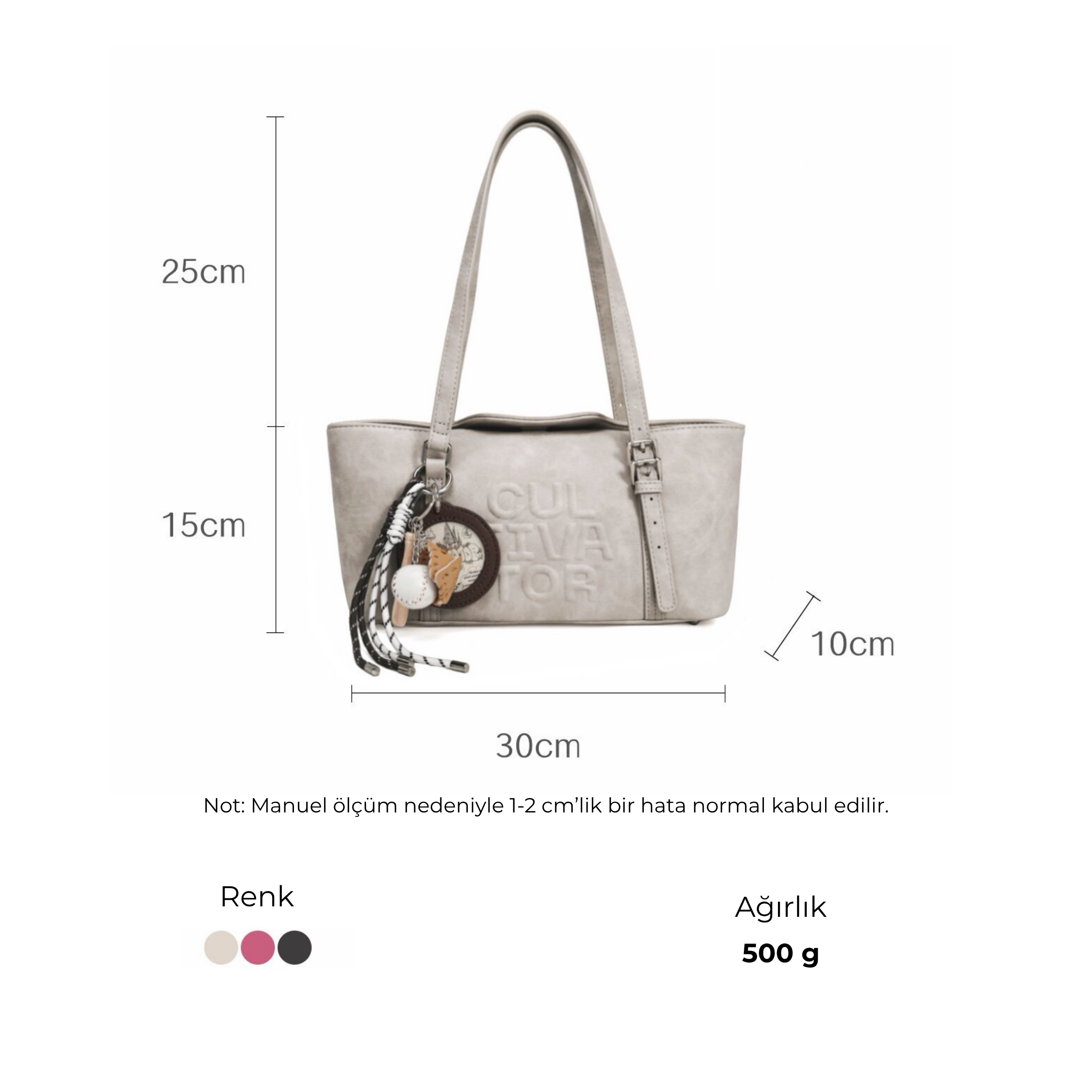 Cultivator Original Niche Retro Everyday Versatile Çanta