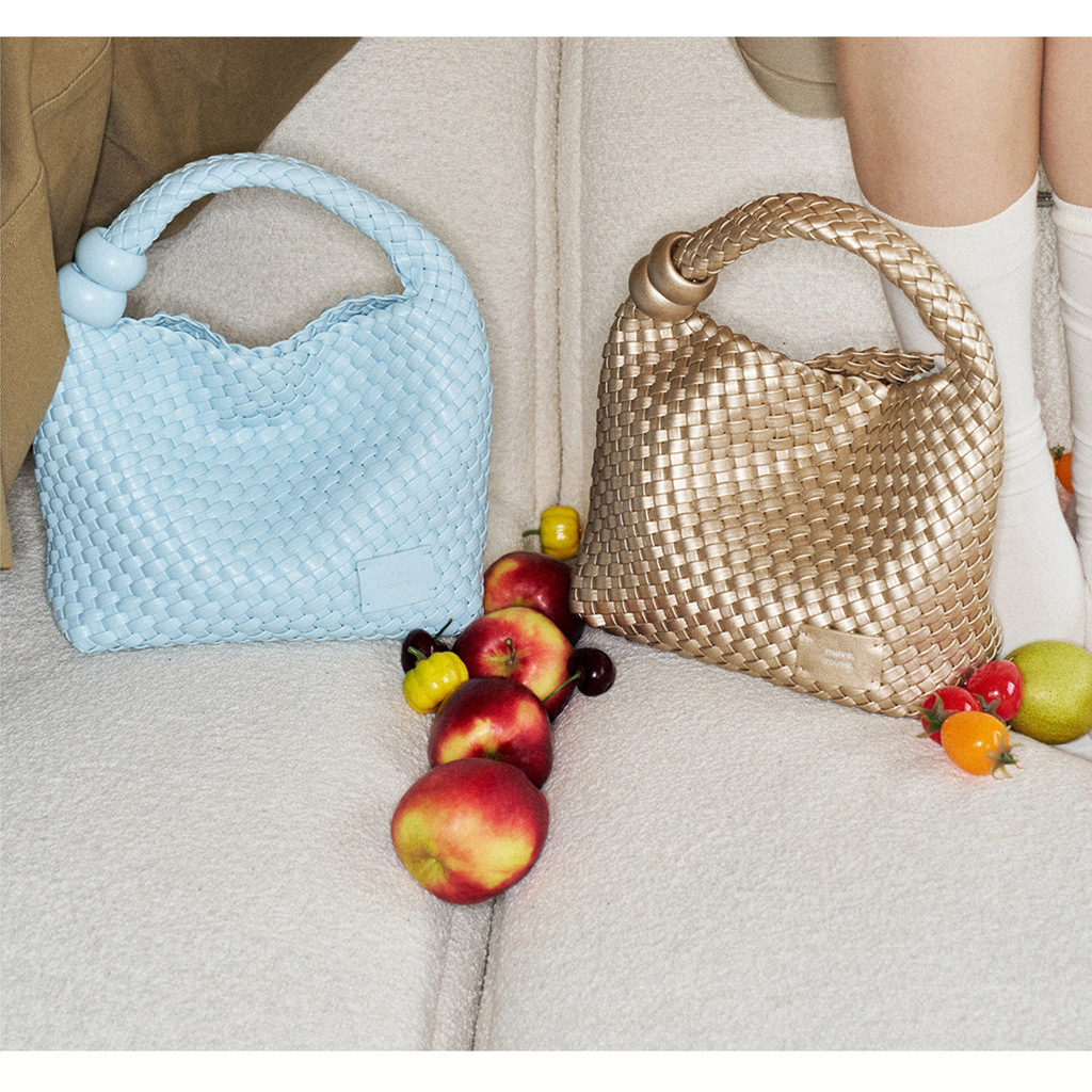 Muva Woven Mini Handmade Bucket Çanta
