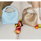 Muva Woven Mini Handmade Bucket Çanta