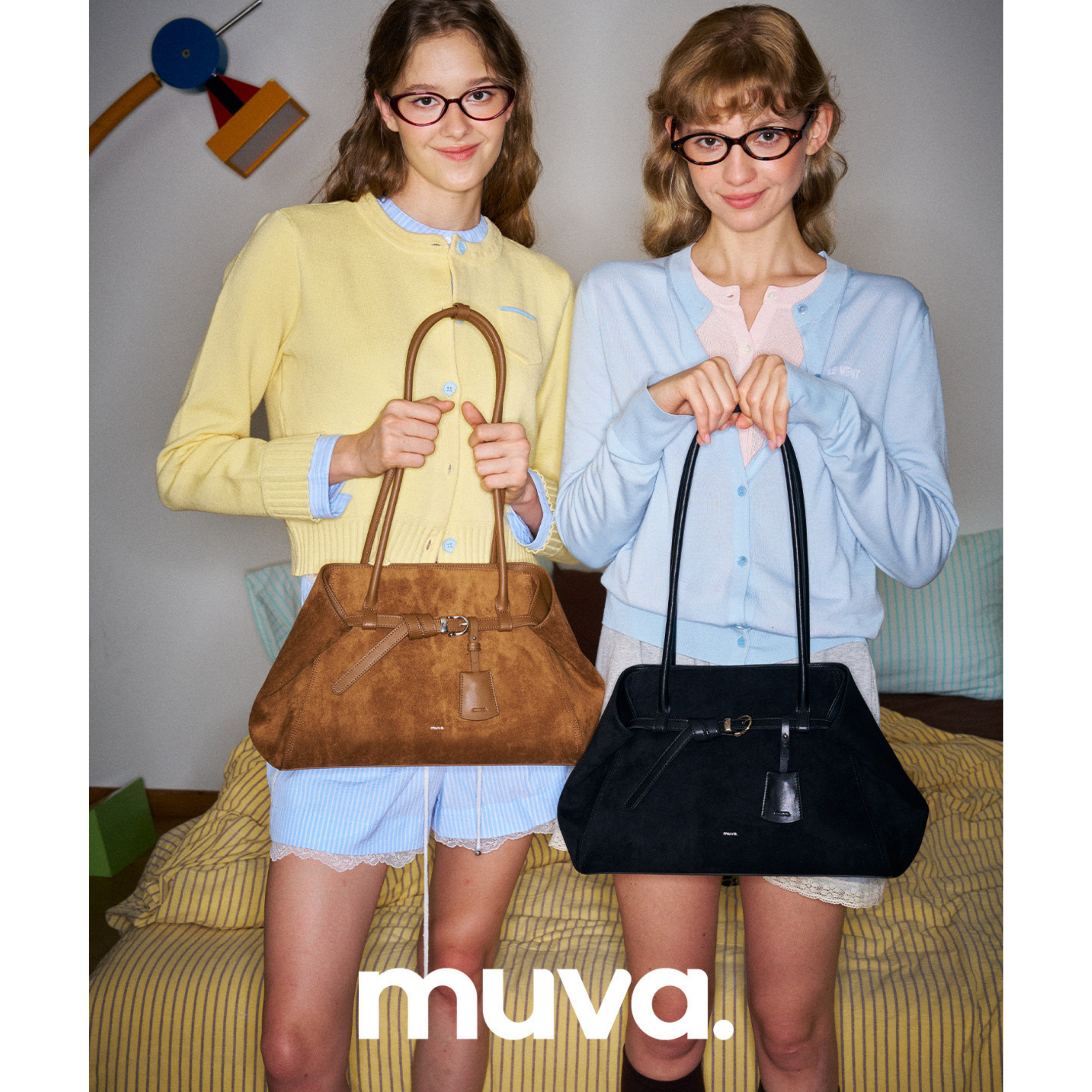 Muva Foldable Suede Tote Kadın Çanta
