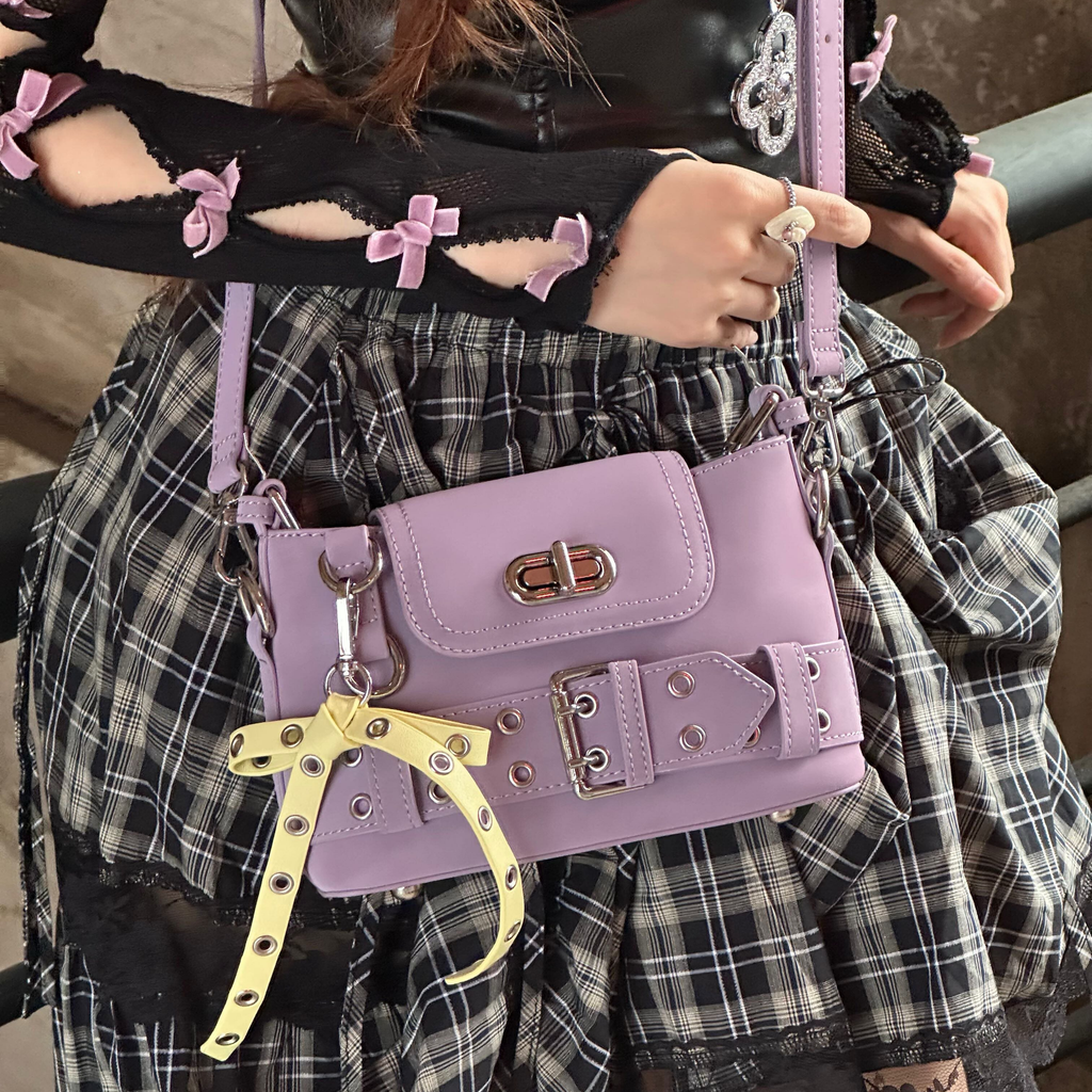 Cultivator Original Niche Retro Color-Blocked Crossbody Bag