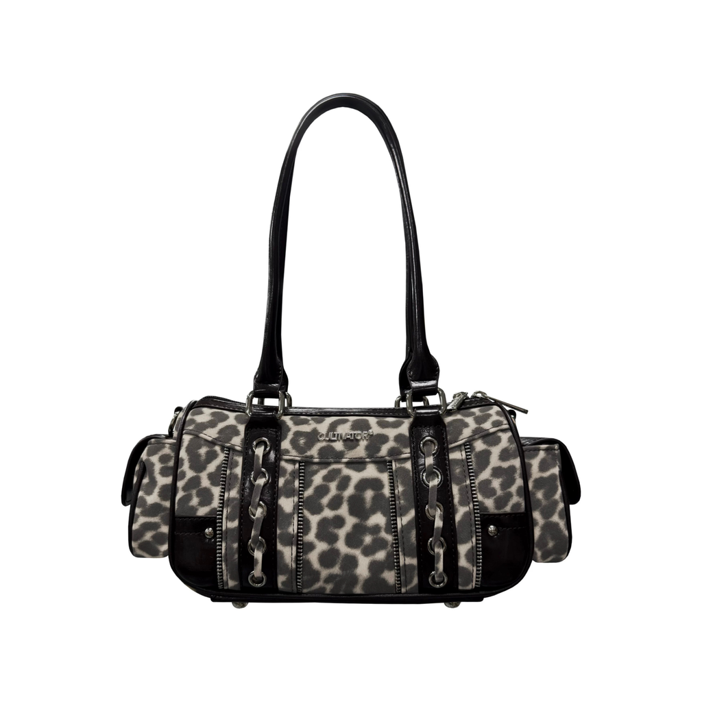 Cultivator Original Niche Millennial Leopard Bowling Çanta