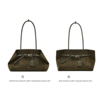 Muva Foldable Suede Tote Kadın Çanta