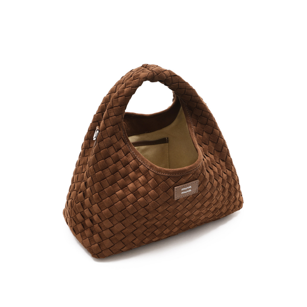 Muva Woven Mini Triangle Pouch Çanta